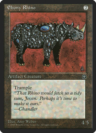 Ebony Rhino [Homelands] | Eastridge Sports Cards & Games