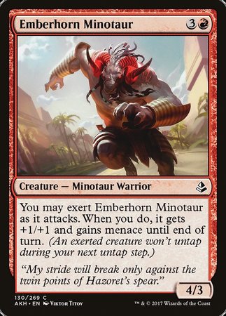 Emberhorn Minotaur [Amonkhet] | Eastridge Sports Cards & Games