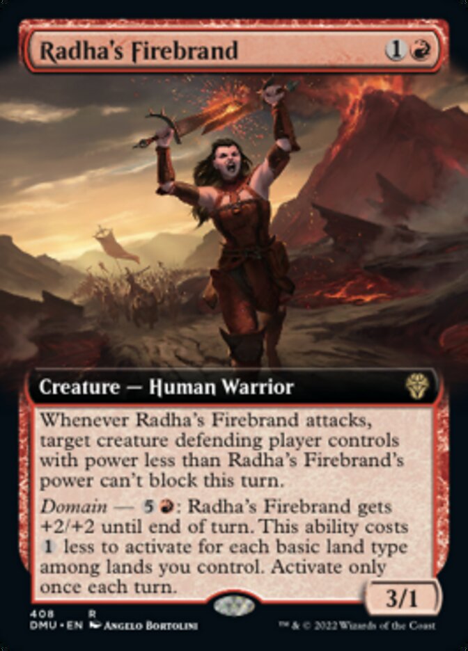 Radha's Firebrand (Extended Art) [Dominaria United] | Eastridge Sports Cards & Games