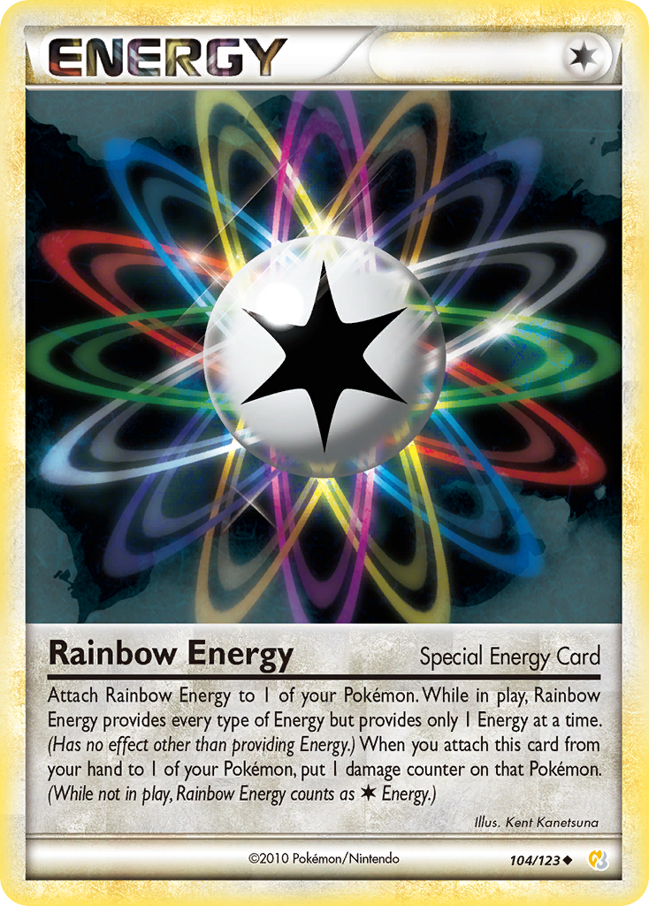 Rainbow Energy (104/123) [HeartGold & SoulSilver: Base Set] | Eastridge Sports Cards & Games