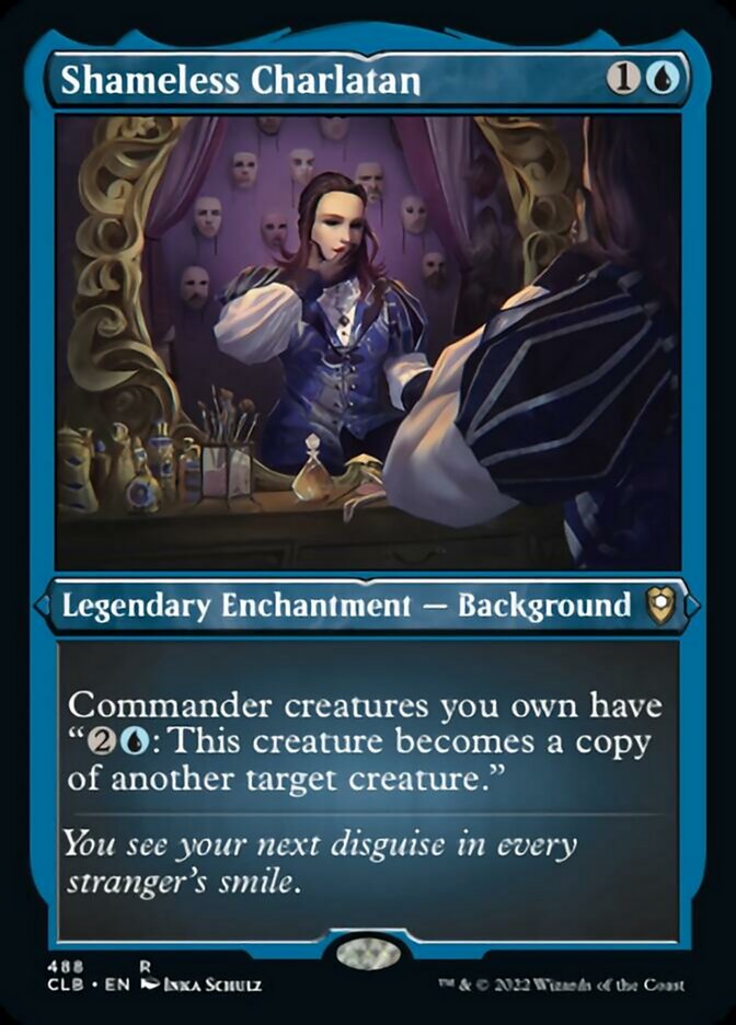 Shameless Charlatan (Foil Etched) [Commander Legends: Battle for Baldur's Gate] | Eastridge Sports Cards & Games