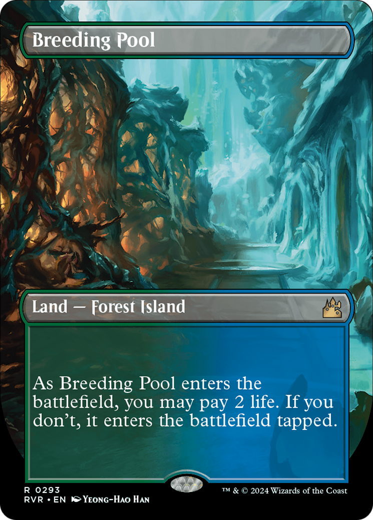 Breeding Pool (Borderless) [Ravnica Remastered] | Eastridge Sports Cards & Games