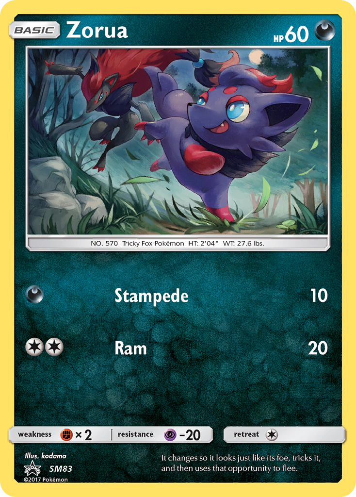 Zorua (SM83) [Sun & Moon: Black Star Promos] | Eastridge Sports Cards & Games