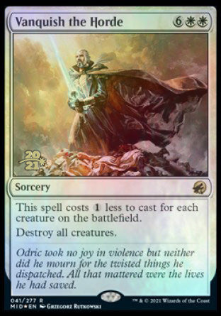 Vanquish the Horde [Innistrad: Midnight Hunt Prerelease Promos] | Eastridge Sports Cards & Games