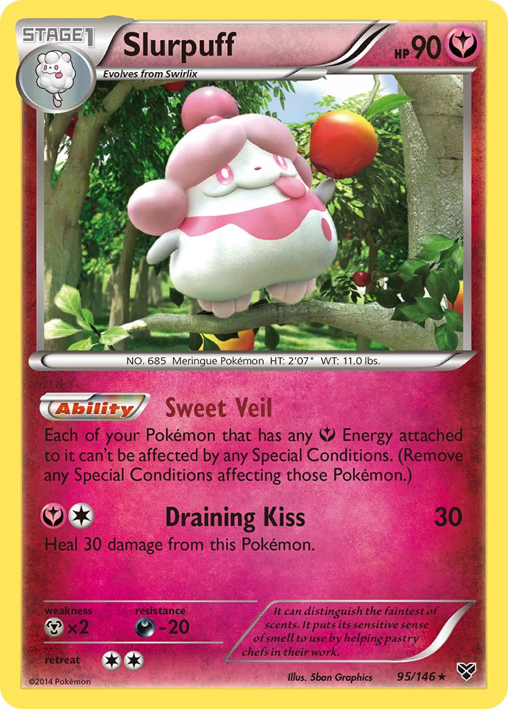 Slurpuff (95/146) (Theme Deck Exclusive) [XY: Base Set] | Eastridge Sports Cards & Games