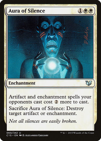 Aura of Silence [Commander 2015] | Eastridge Sports Cards & Games