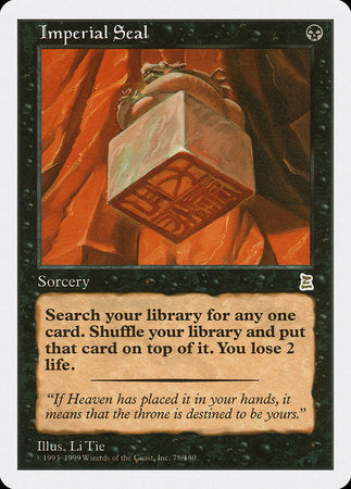 Imperial Seal [Portal Three Kingdoms] | Eastridge Sports Cards & Games