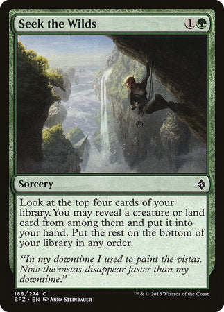 Seek the Wilds [Battle for Zendikar] | Eastridge Sports Cards & Games