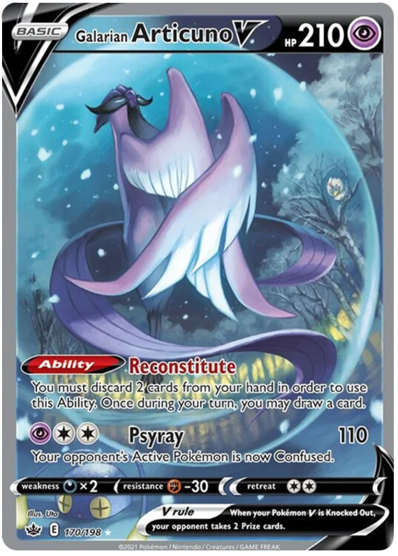 Galarian Articuno V (170/198) [Sword & Shield: Chilling Reign] | Eastridge Sports Cards & Games