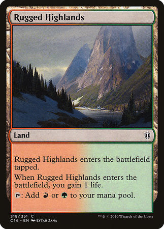 Rugged Highlands [Commander 2016] | Eastridge Sports Cards & Games