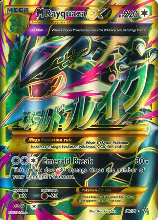 M Rayquaza EX (98/98) (Jumbo Card) [XY: Ancient Origins] | Eastridge Sports Cards & Games