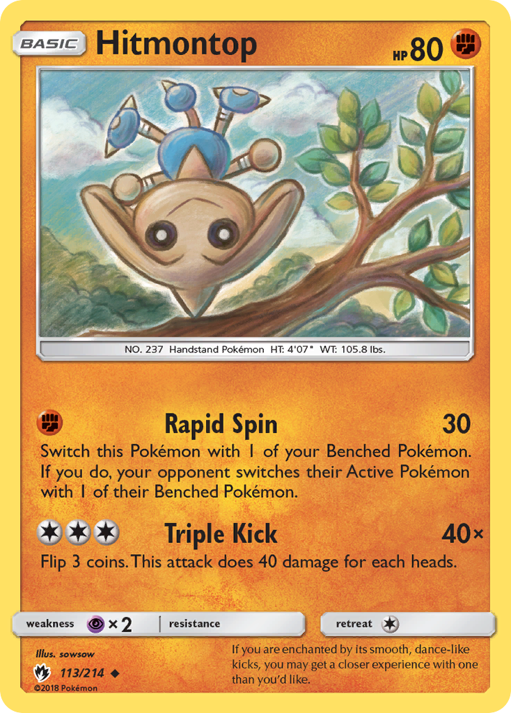 Hitmontop (113/214) [Sun & Moon: Lost Thunder] | Eastridge Sports Cards & Games