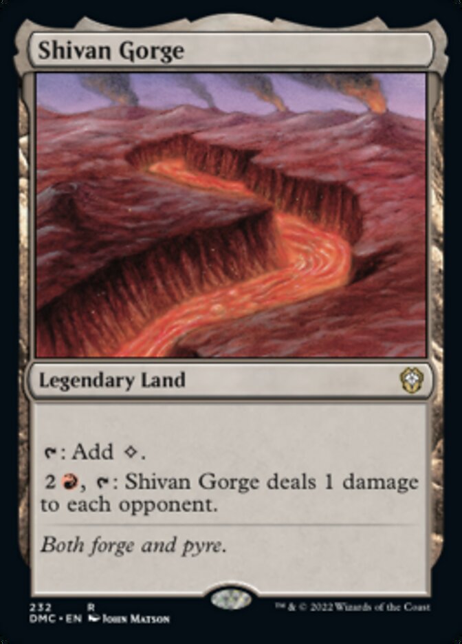 Shivan Gorge [Dominaria United Commander] | Eastridge Sports Cards & Games
