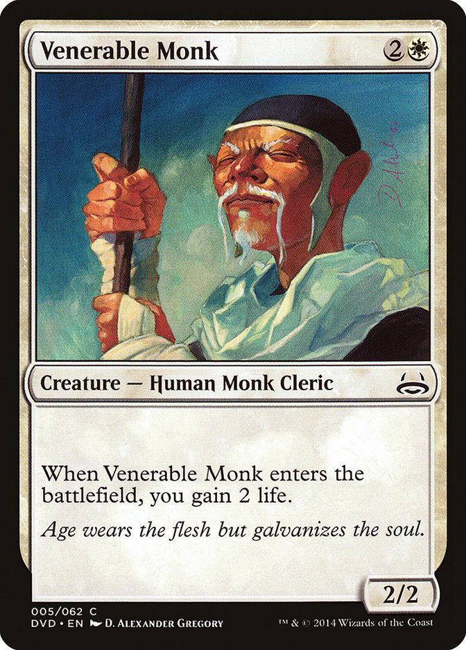 Venerable Monk (Divine vs. Demonic) [Duel Decks Anthology] | Eastridge Sports Cards & Games