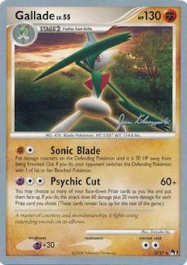 Gallade LV.55 (2/17) (Psychic Lock - Jason Klaczynski) [World Championships 2008] | Eastridge Sports Cards & Games