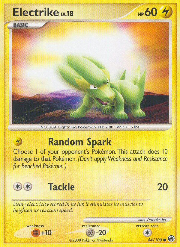 Electrike (64/100) [Diamond & Pearl: Majestic Dawn] | Eastridge Sports Cards & Games