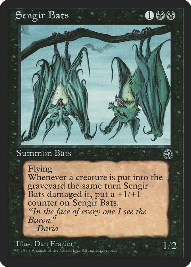 Sengir Bats (Daria Flavor Text) [Homelands] | Eastridge Sports Cards & Games
