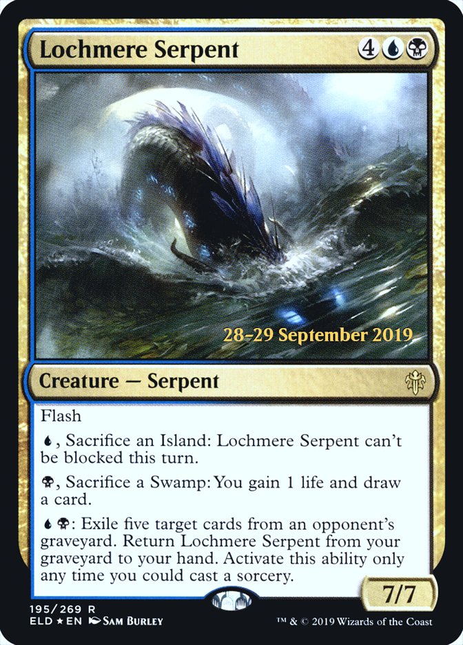 Lochmere Serpent  [Throne of Eldraine Prerelease Promos] | Eastridge Sports Cards & Games