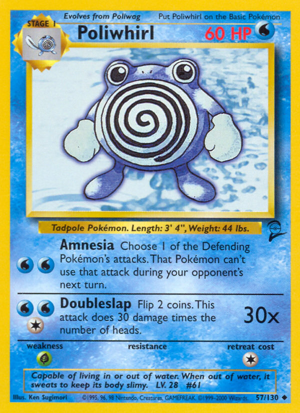 Poliwhirl (57/130) [Base Set 2] | Eastridge Sports Cards & Games