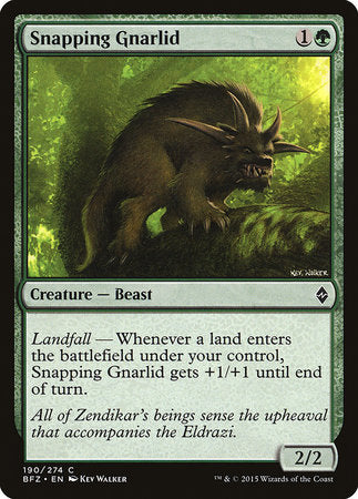 Snapping Gnarlid [Battle for Zendikar] | Eastridge Sports Cards & Games