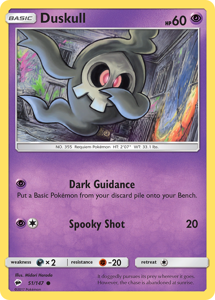 Duskull (51/147) [Sun & Moon: Burning Shadows] | Eastridge Sports Cards & Games