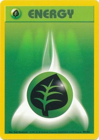 Grass Energy (99/102) [Base Set Unlimited] | Eastridge Sports Cards & Games