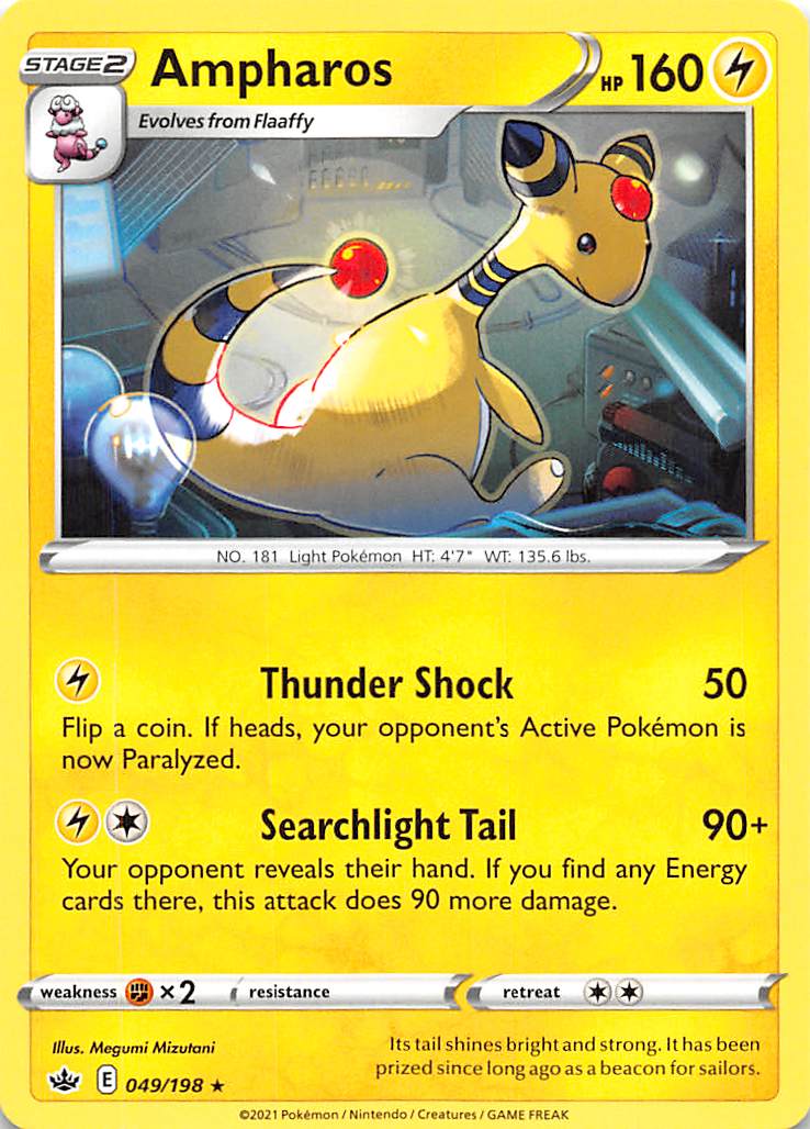 Ampharos (049/198) [Sword & Shield: Chilling Reign] | Eastridge Sports Cards & Games