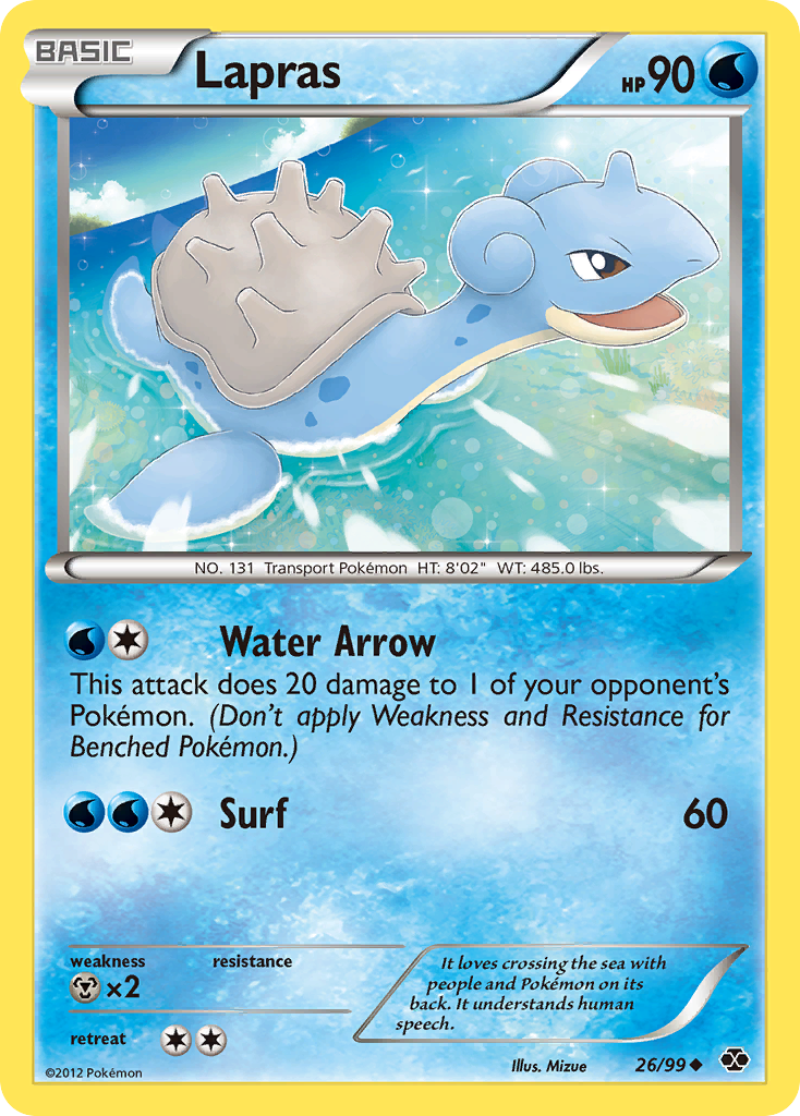 Lapras (26/99) [Black & White: Next Destinies] | Eastridge Sports Cards & Games