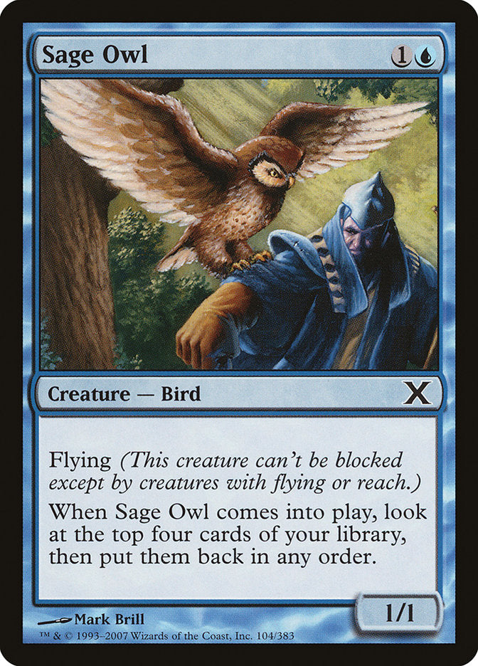 Sage Owl [Tenth Edition] | Eastridge Sports Cards & Games