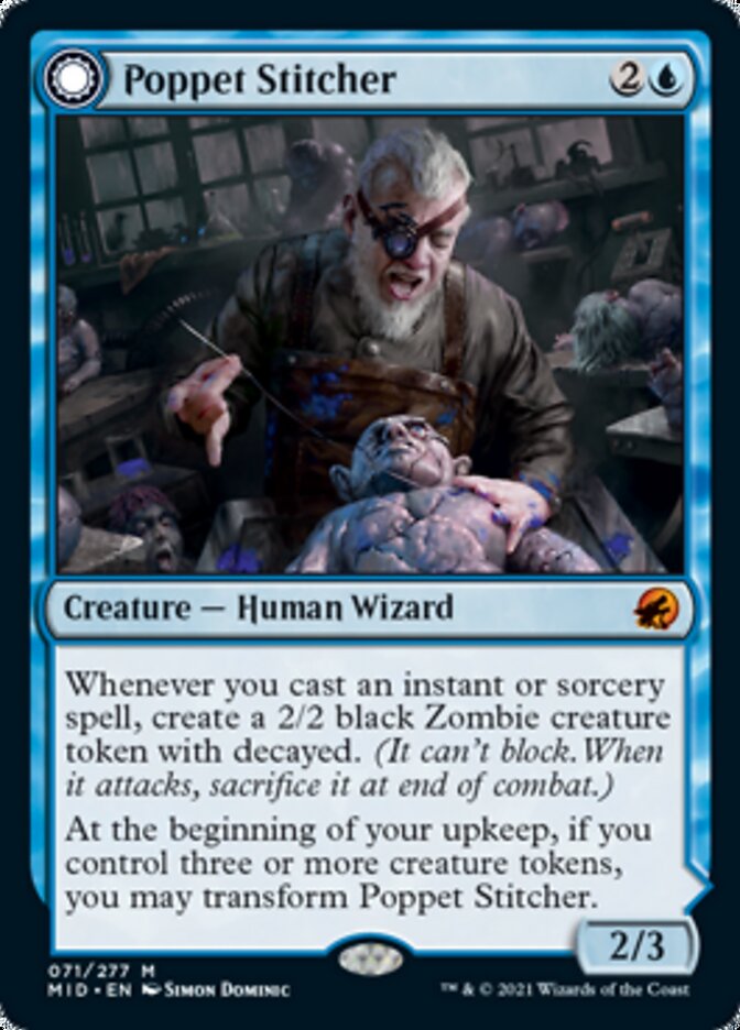 Poppet Stitcher // Poppet Factory [Innistrad: Midnight Hunt] | Eastridge Sports Cards & Games