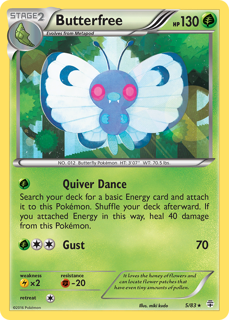 Butterfree (5/83) [XY: Generations] | Eastridge Sports Cards & Games