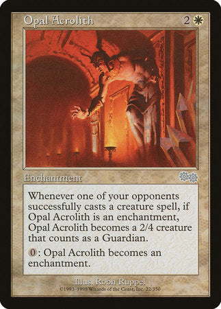 Opal Acrolith [Urza's Saga] | Eastridge Sports Cards & Games