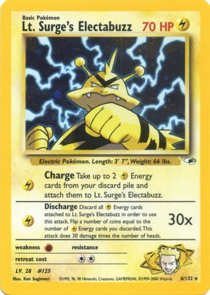 Lt. Surge's Electabuzz (6/132) [Gym Heroes Unlimited] | Eastridge Sports Cards & Games