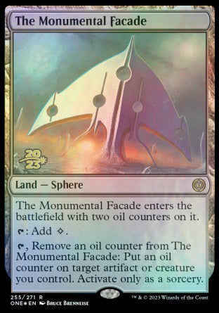 The Monumental Facade [Phyrexia: All Will Be One Prerelease Promos] | Eastridge Sports Cards & Games