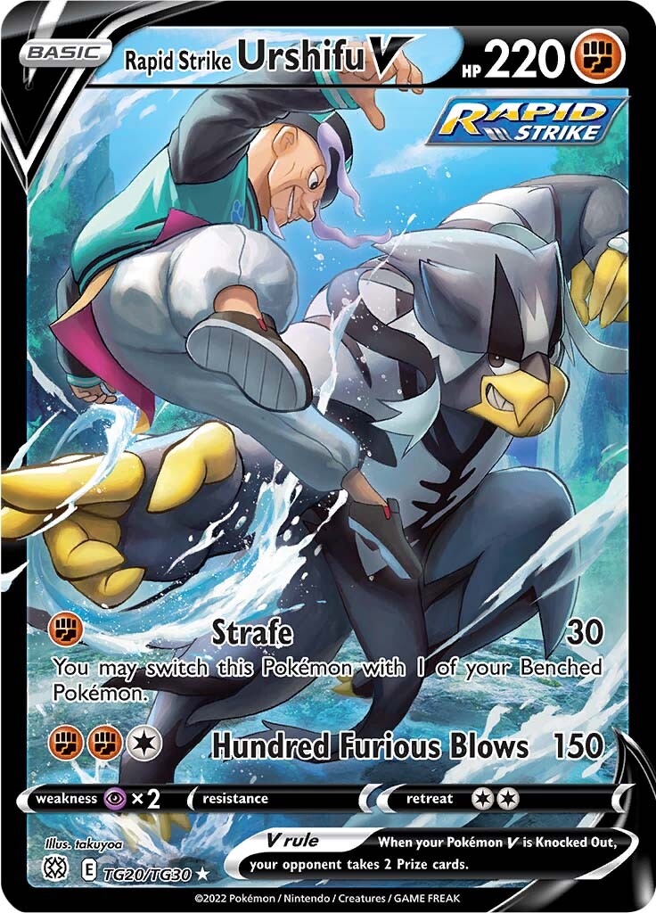 Rapid Strike Urshifu V (TG20/TG30) [Sword & Shield: Brilliant Stars] | Eastridge Sports Cards & Games