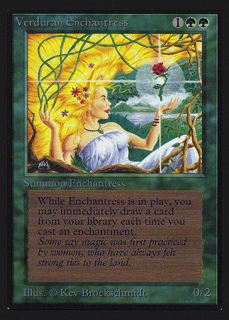 Verduran Enchantress (IE) [Intl. Collectors’ Edition] | Eastridge Sports Cards & Games