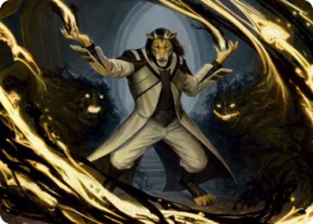 Leonin Lightscribe Art Card [Strixhaven: School of Mages Art Series] | Eastridge Sports Cards & Games