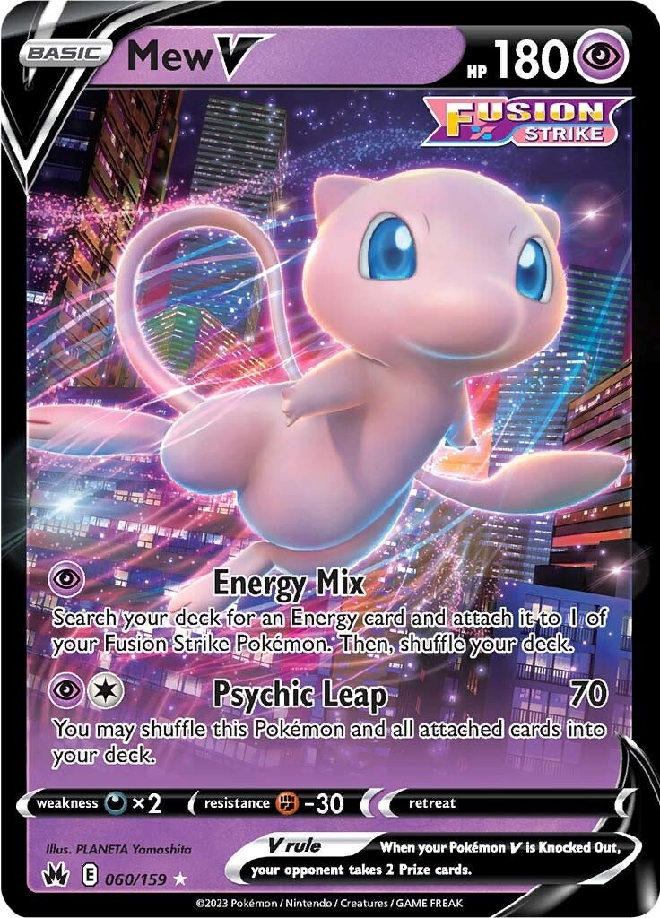 Mew V (060/159) [Sword & Shield: Crown Zenith] | Eastridge Sports Cards & Games