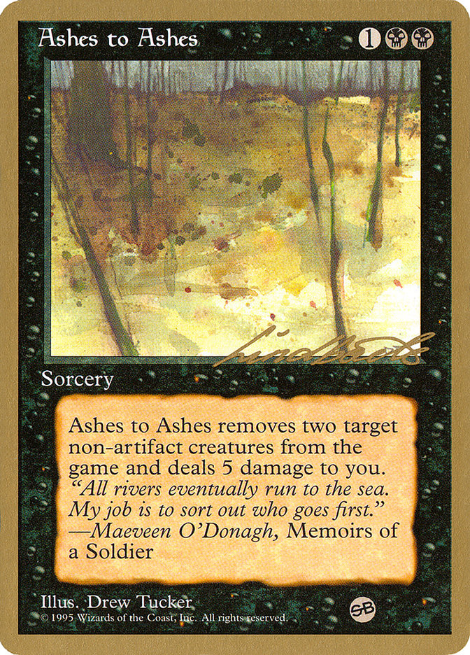 Ashes to Ashes (Leon Lindback) (SB) [Pro Tour Collector Set] | Eastridge Sports Cards & Games