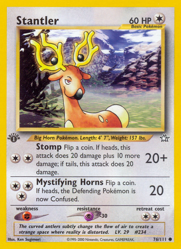 Stantler (76/111) [Neo Genesis 1st Edition] | Eastridge Sports Cards & Games