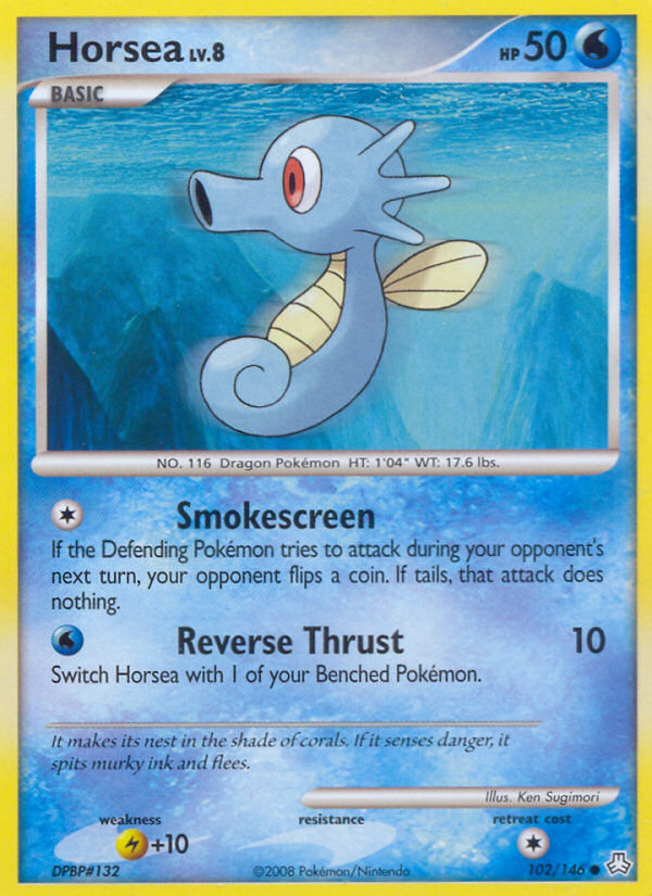 Horsea (102/146) [Diamond & Pearl: Legends Awakened] | Eastridge Sports Cards & Games