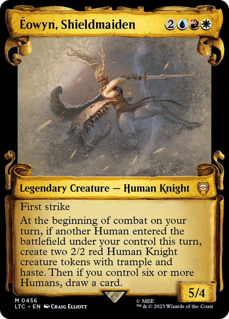 Eowyn, Shieldmaiden [The Lord of the Rings: Tales of Middle-Earth Commander Showcase Scrolls] | Eastridge Sports Cards & Games