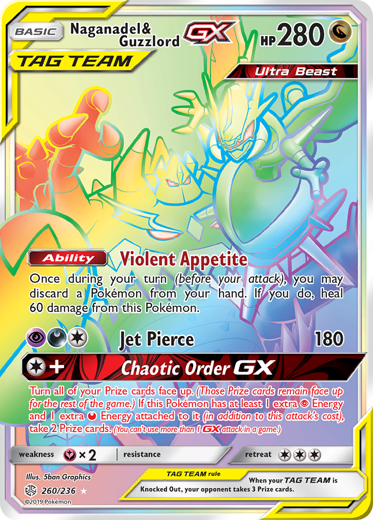 Naganadel & Guzzlord GX (260/236) [Sun & Moon: Cosmic Eclipse] | Eastridge Sports Cards & Games