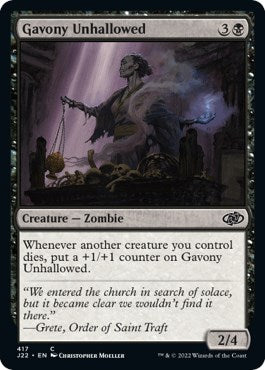 Gavony Unhallowed [Jumpstart 2022] | Eastridge Sports Cards & Games