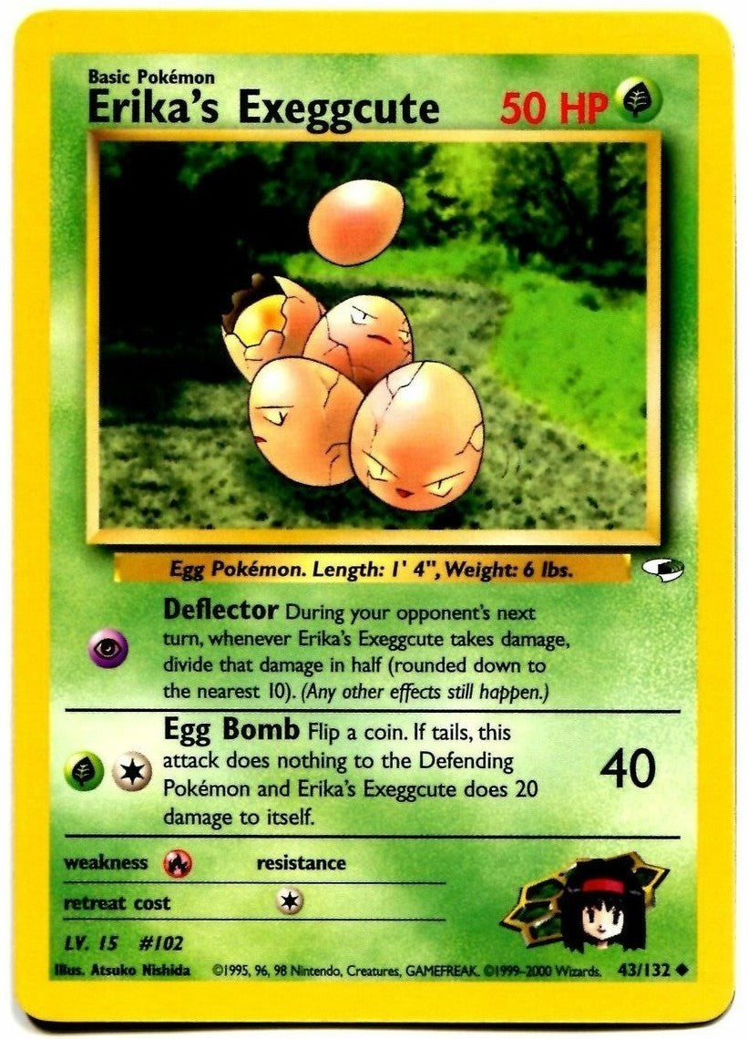 Erika's Exeggcute (43/132) [Gym Heroes Unlimited] | Eastridge Sports Cards & Games