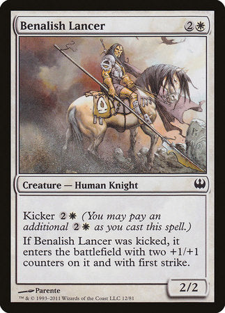 Benalish Lancer [Duel Decks: Knights vs. Dragons] | Eastridge Sports Cards & Games