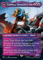 Goldbug, Humanity's Ally // Goldbug, Scrappy Scout (Shattered Glass) [Universes Beyond: Transformers] | Eastridge Sports Cards & Games