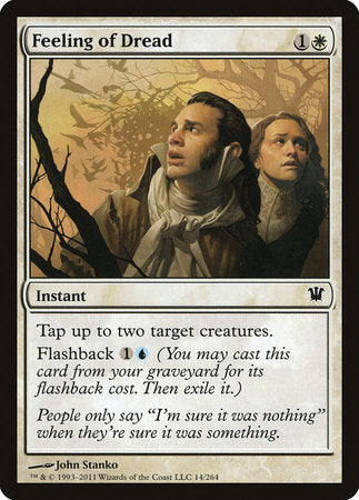 Feeling of Dread [Innistrad] | Eastridge Sports Cards & Games