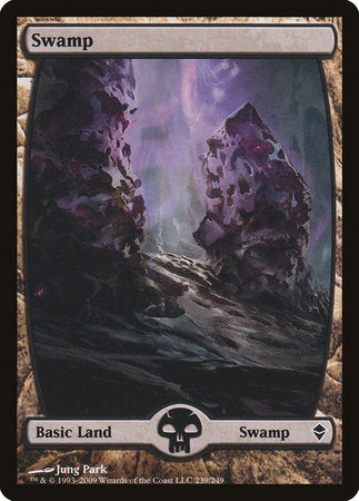 Swamp (239) - Full Art [Zendikar] | Eastridge Sports Cards & Games