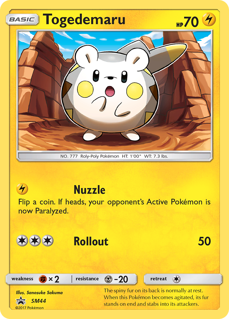 Togedemaru (SM44) [Sun & Moon: Black Star Promos] | Eastridge Sports Cards & Games